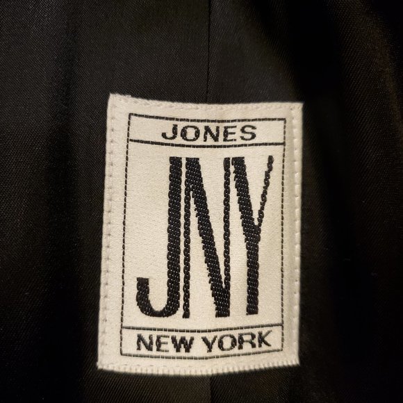 NWT Vintage Jones New York Crushed Velvet Wool Trench Coat Women's Size 14 - Picture 12 of 12
